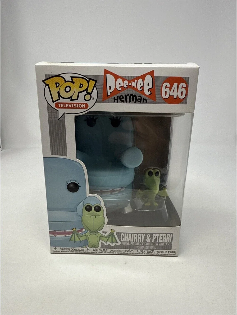 Chairry with Pterri Funko Pop #646 from Pee Wee Herman Playhouse “VAULTED”